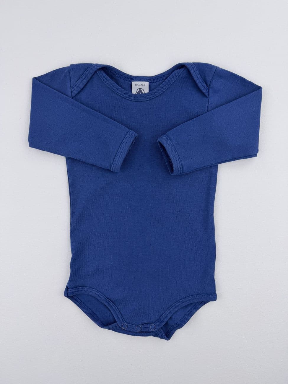 Plain long-sleeved bodysuit – Petit Bateau – 6 months (67 cm)