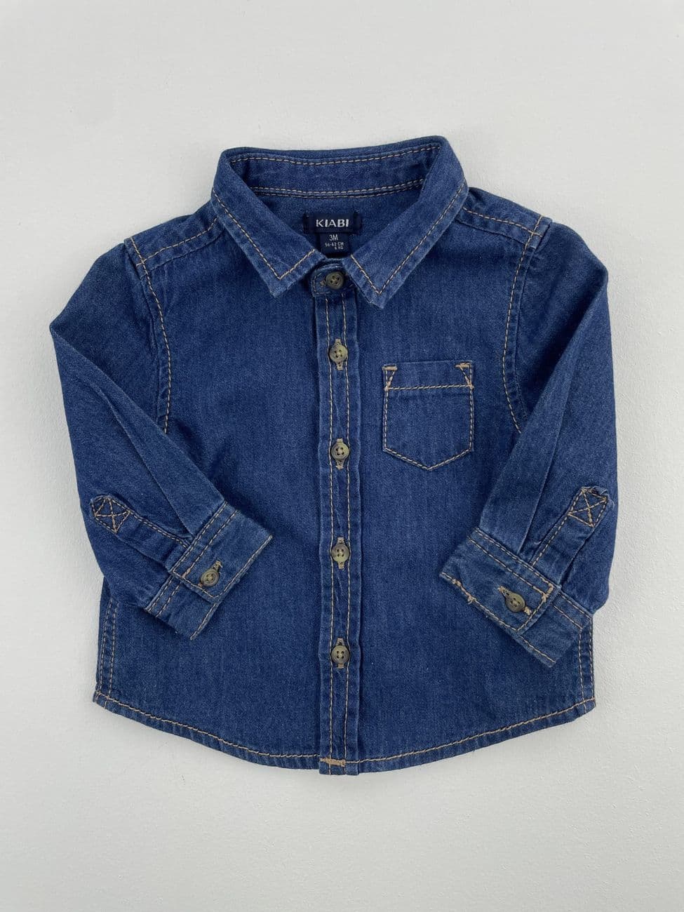 Weiches Jeanshemd – Kiabi – 3 Monate (56/62 cm)