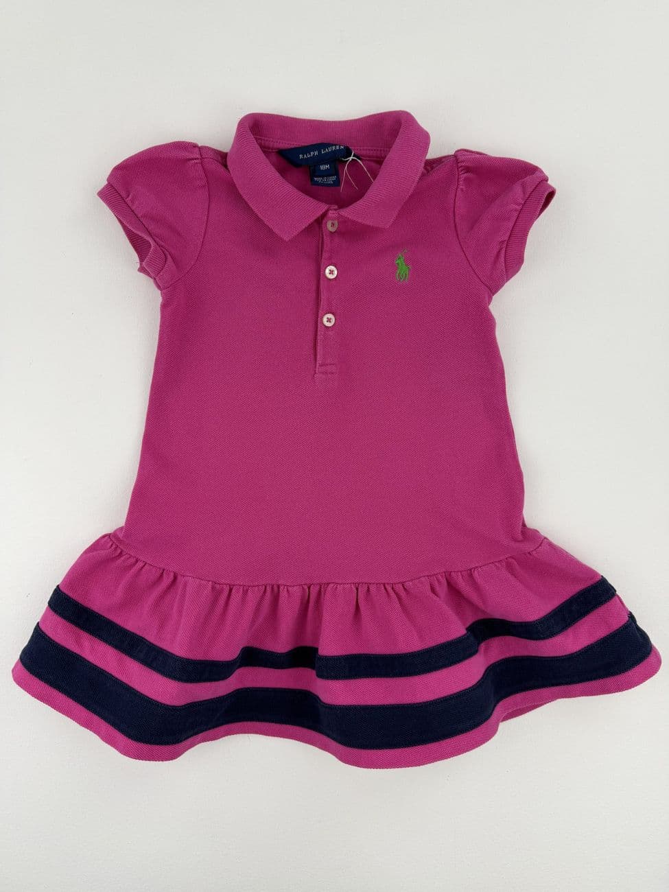 Vestido polo rosa – Ralph Lauren - 18 meses