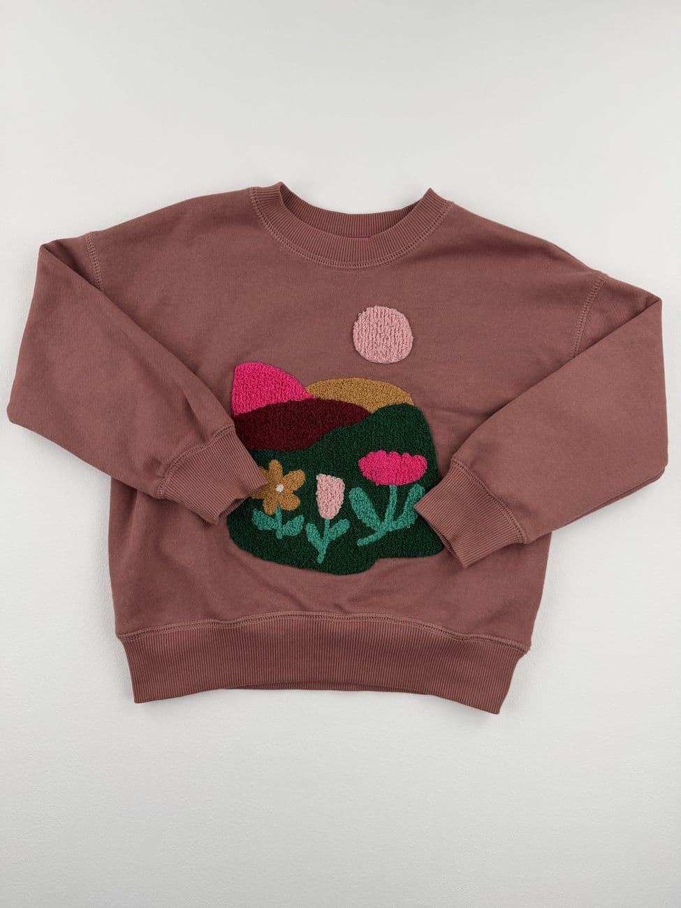 Sweatshirt mit Blumenlandschaft – Monoprix – 6 Jahre