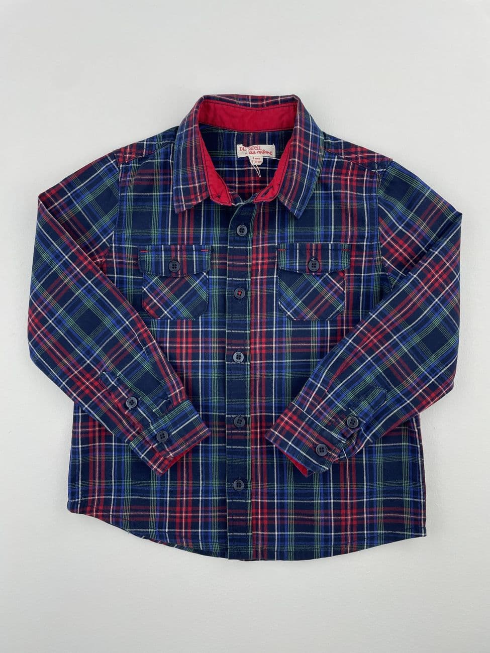 Chemise à carreaux – DPAM – 5 ans (110 cm)