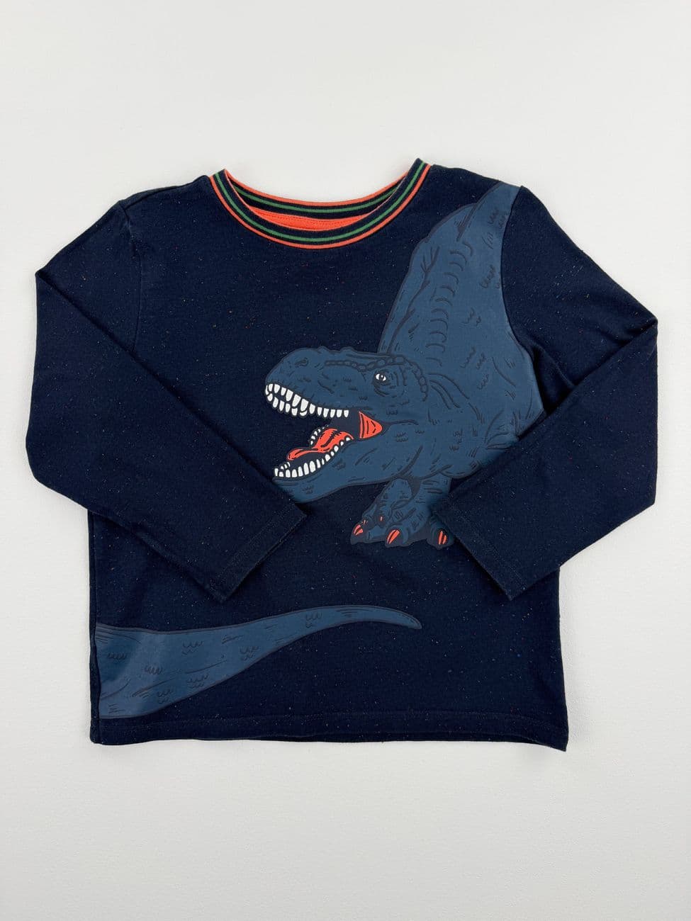 Langärmliges Dinosaurier-T-Shirt – Sergeant Major – 6 Jahre / 116 cm