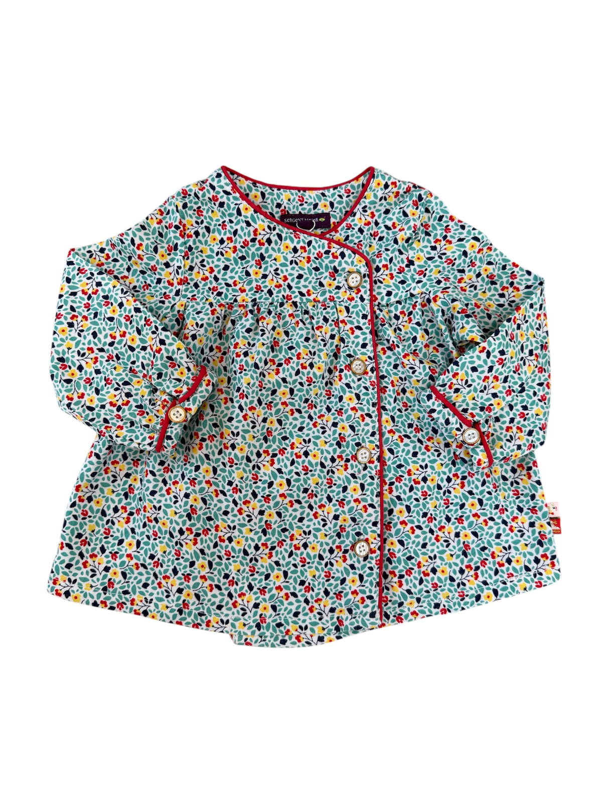 Floral shirt – Sergeant Major – 6 months (68 cm)