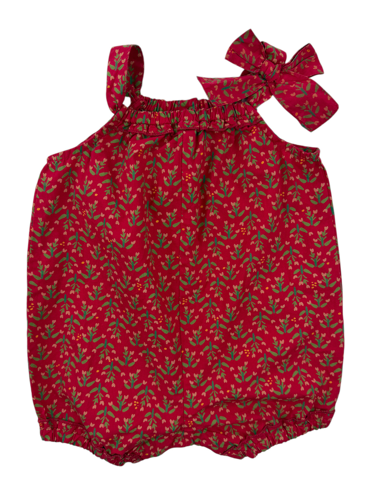 Floral print romper โ DPAM โ 9 months (71 cm)