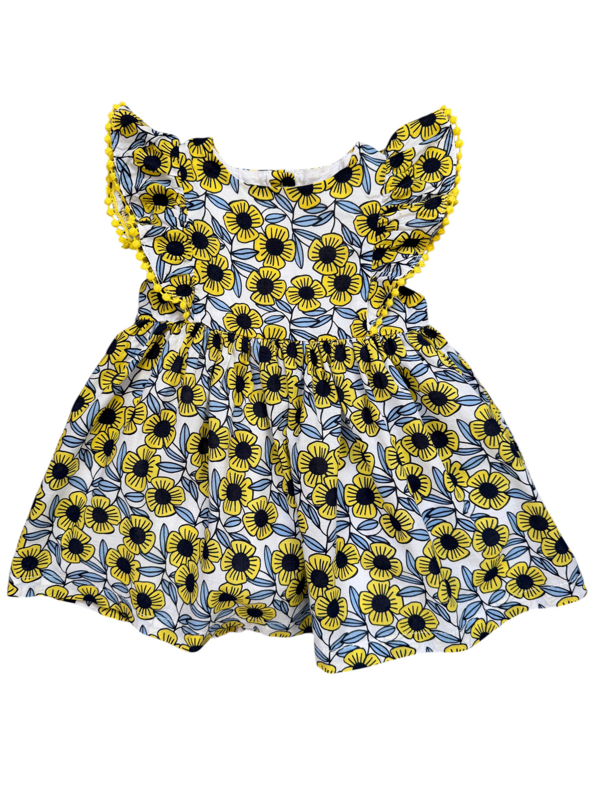Robe fleurie à volants - DPAM - 6 mois (68 cm)