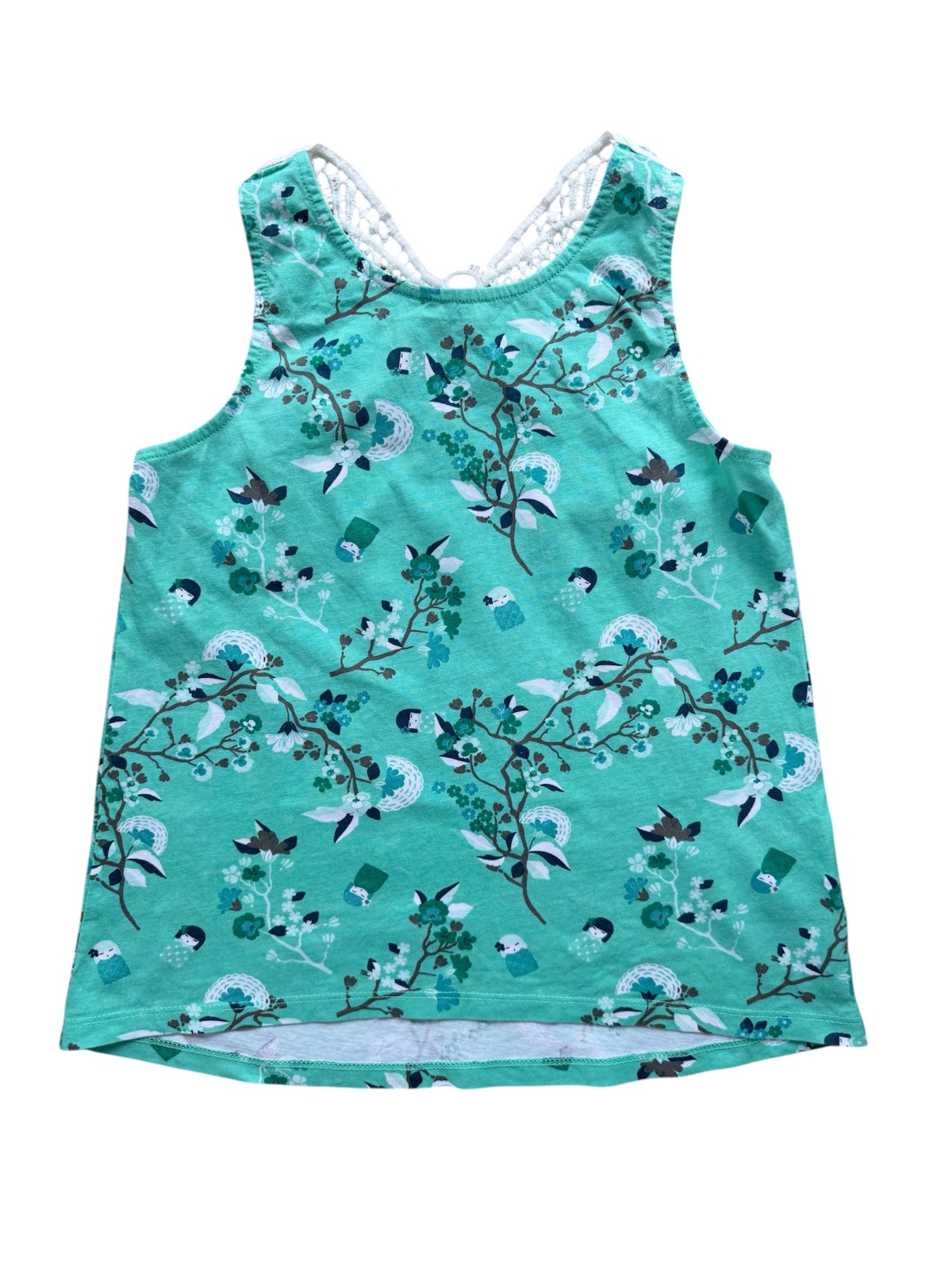 Débardeur vert à motifs – Vertbaudet – 10 ans (138 cm)
