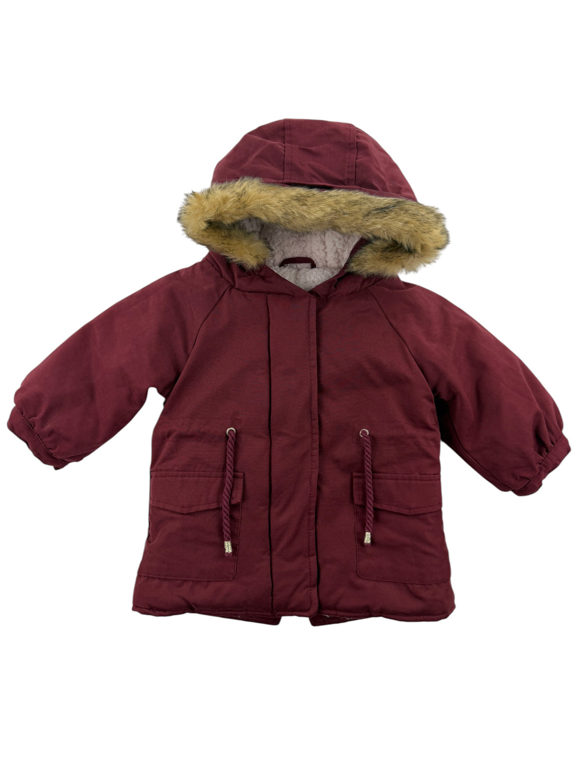 Parka chaude doublée sherpa – Vertbaudet – 12 mois (74 cm)