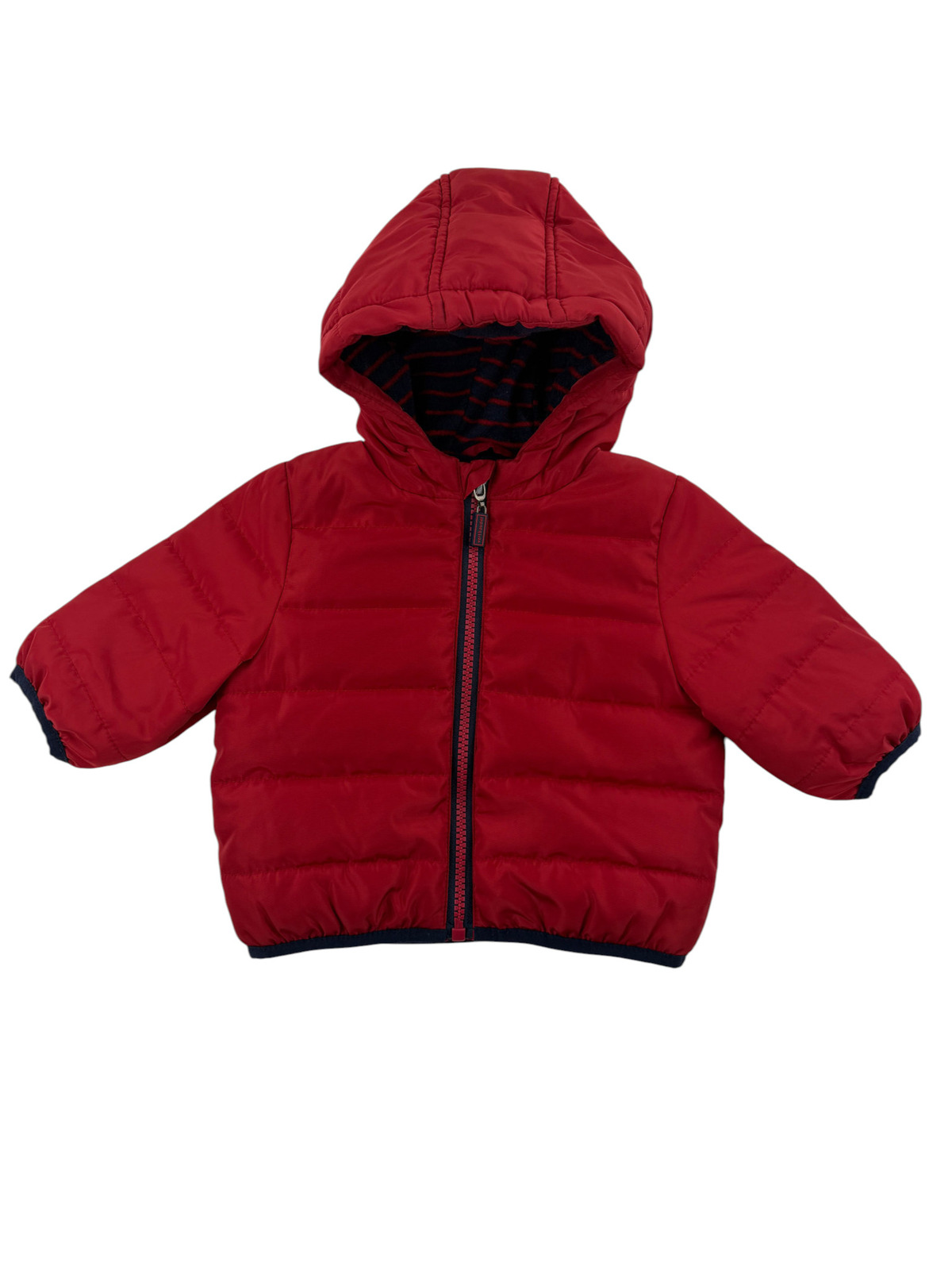 Doudoune rouge doublée polaire Vertbaudet – 3 mois (60 cm)