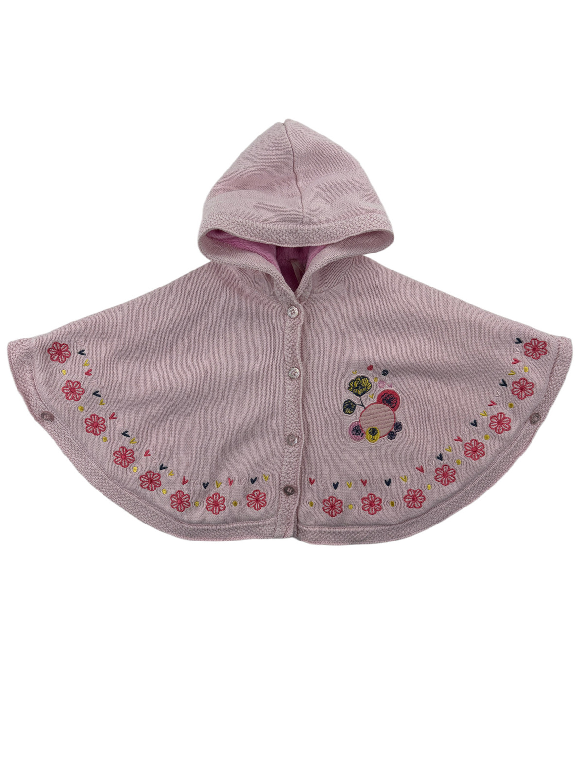 Cape / Poncho à capuche, intérieur tout doux - Orchestra - 6 mois (67 cm)