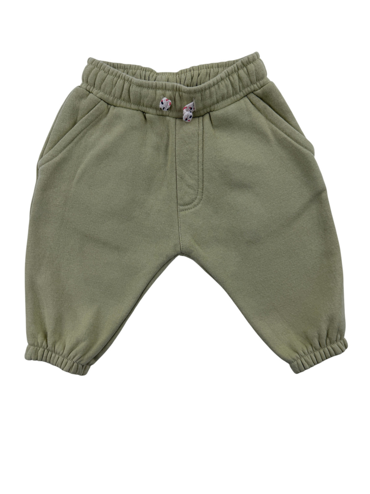 Jogging vert kaki – 6/9 mois (74 cm)