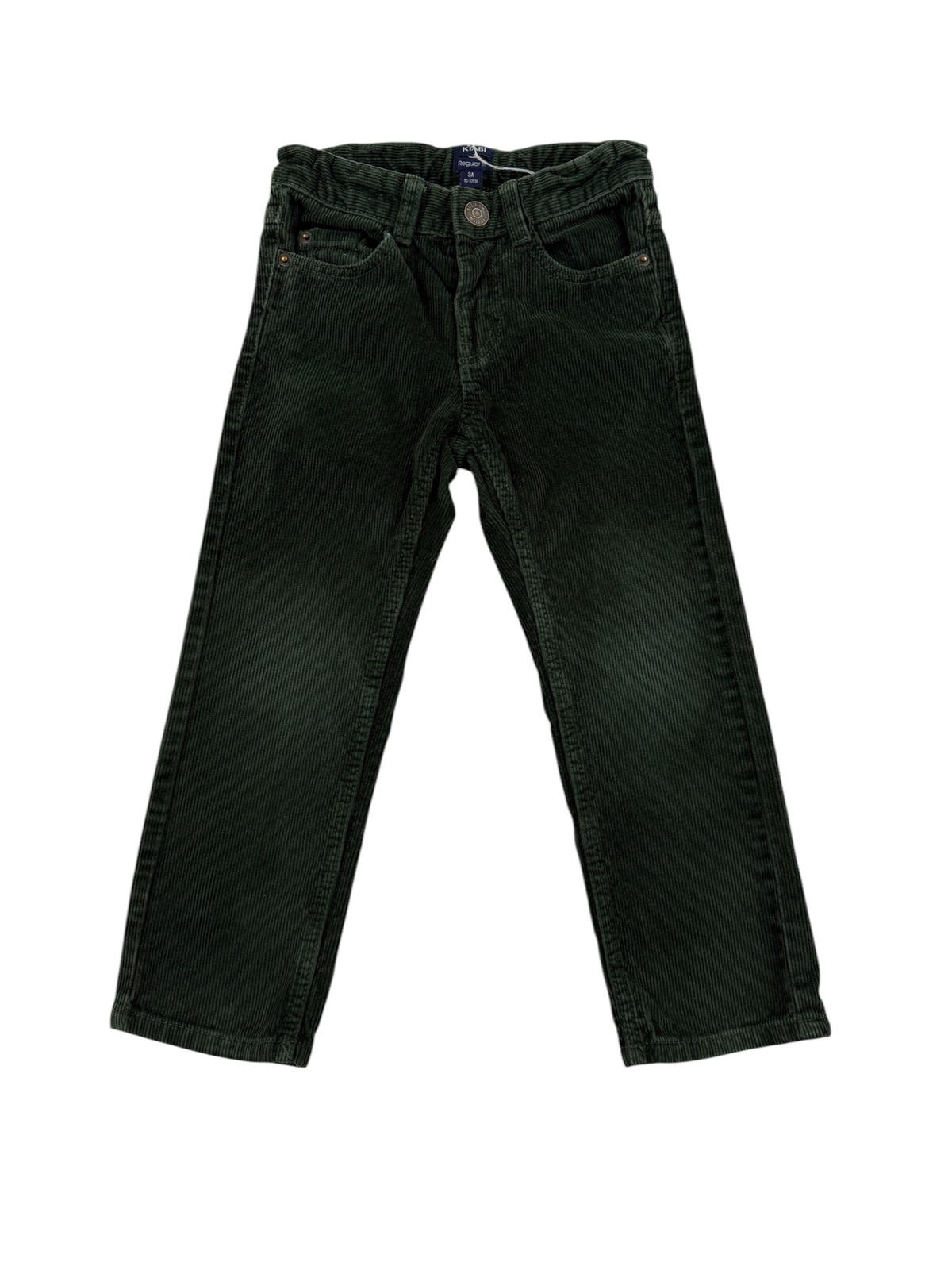 Pantalon en velours regular fit – Kiabi – 3 ans (90/97 cm)
