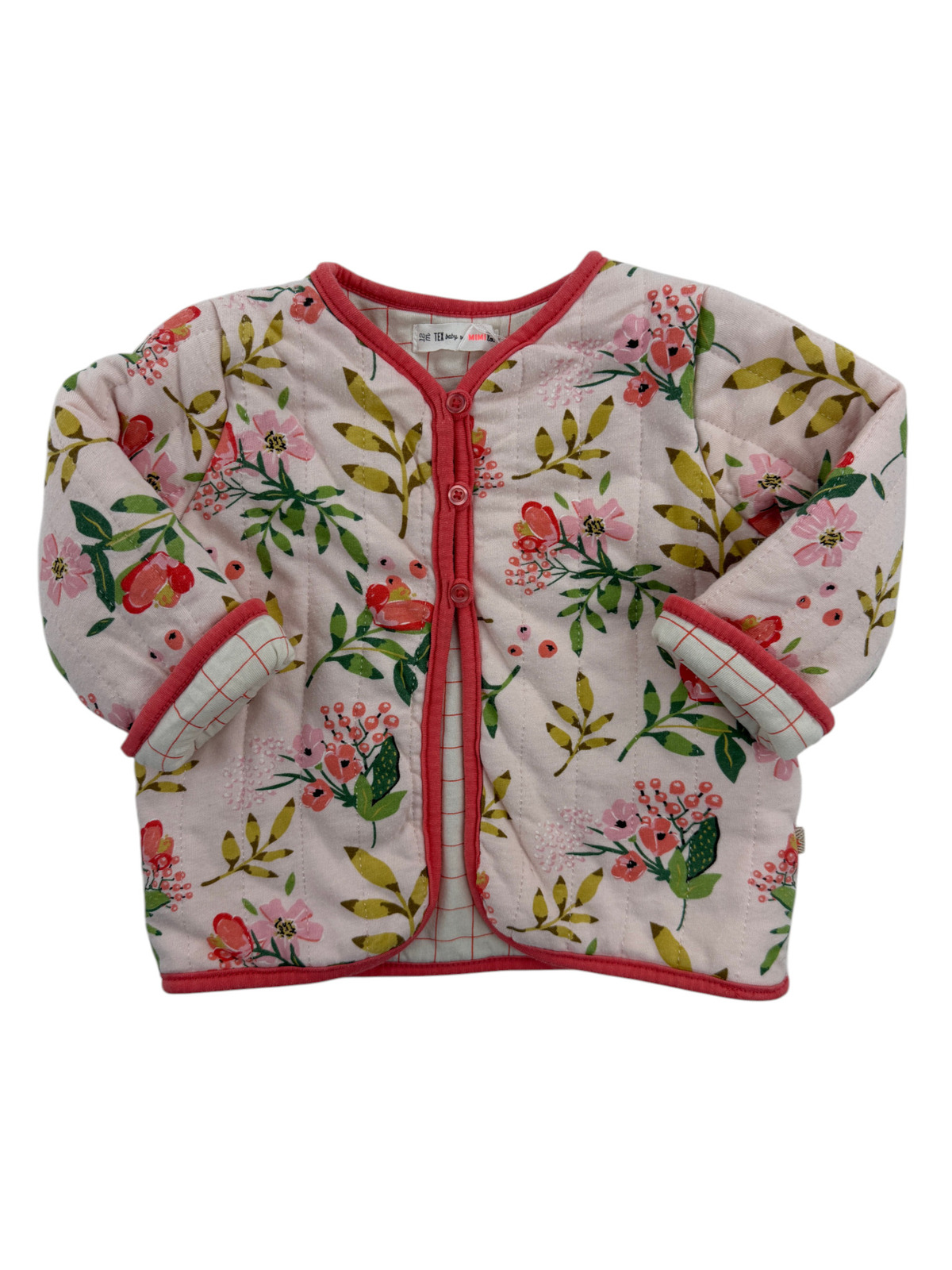 Veste matelassée fleurie - MimiLou pour Tex - 12 mois