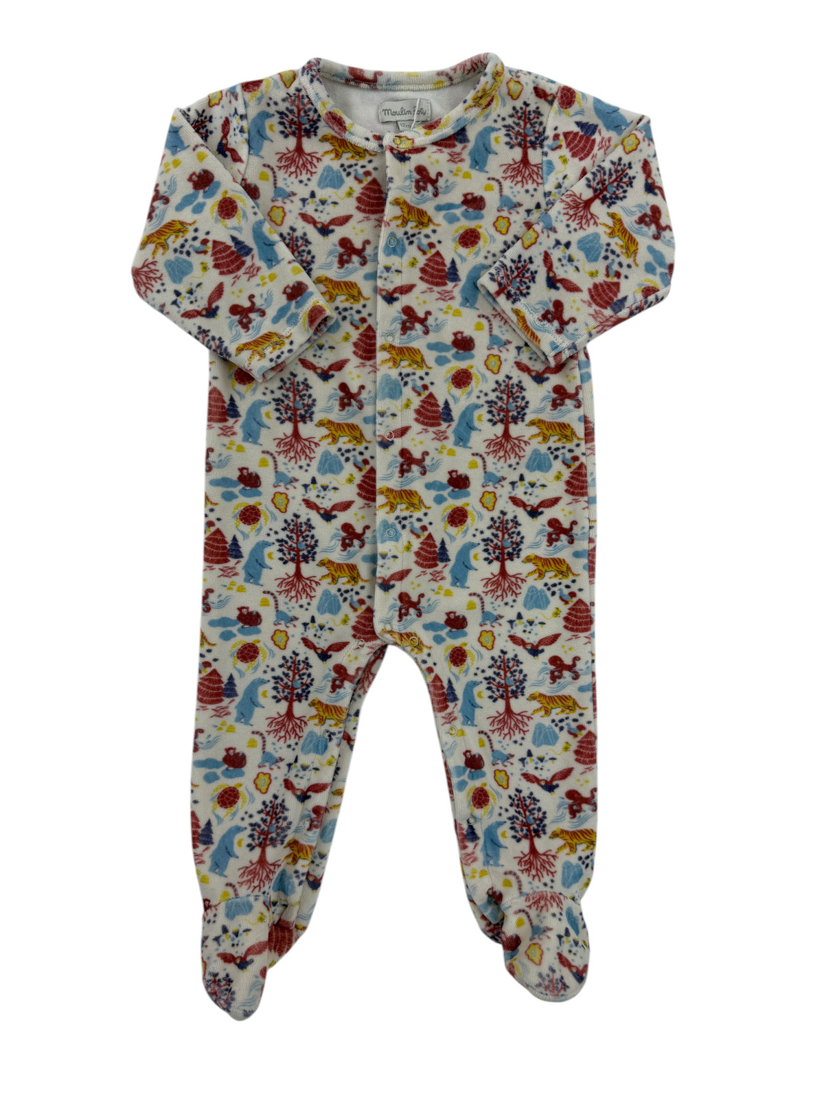 Pyjama velours – Moulin Roty – 12 mois