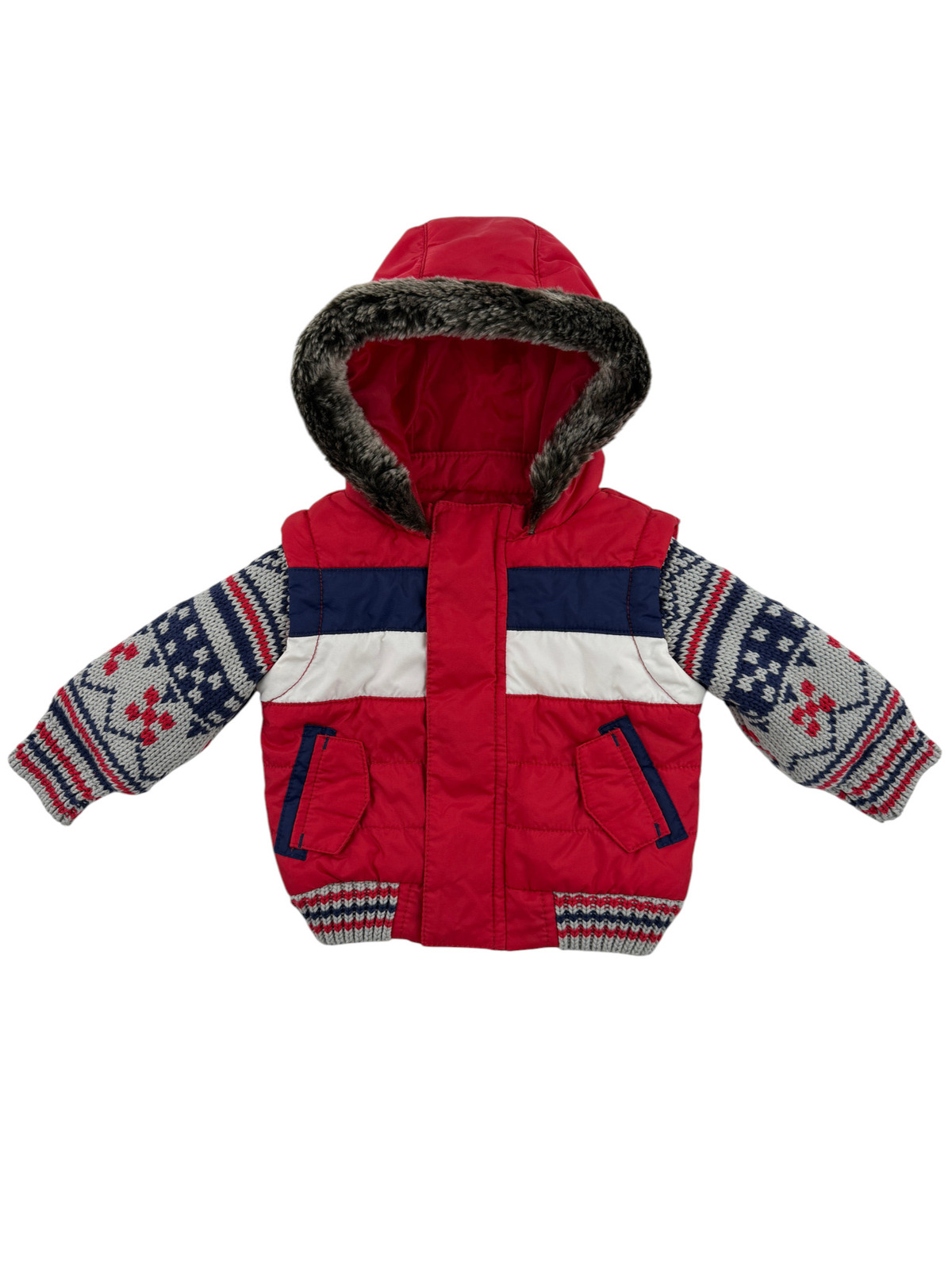 Manteau à capuche – Marks & Spencer – 3/6 mois (69 cm)