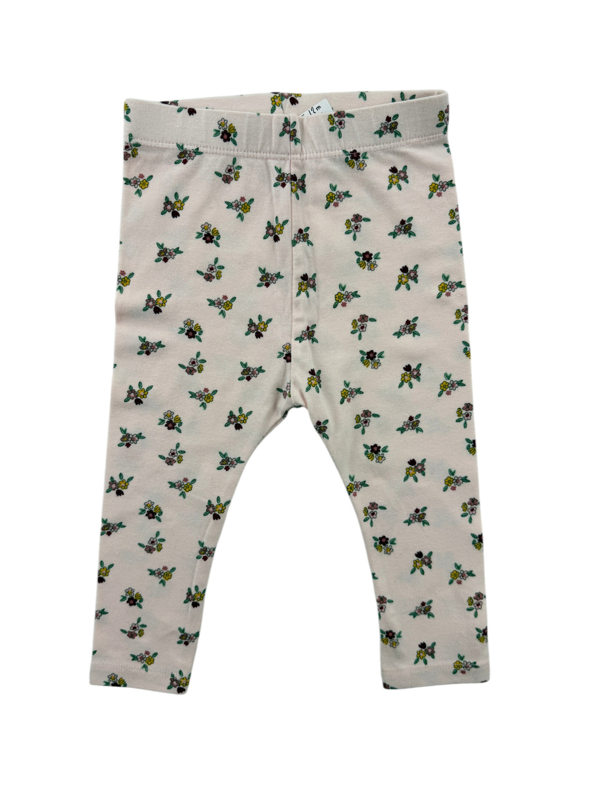 Legging rose clair à petites fleurs – Kiabi – 12 mois (74 cm)