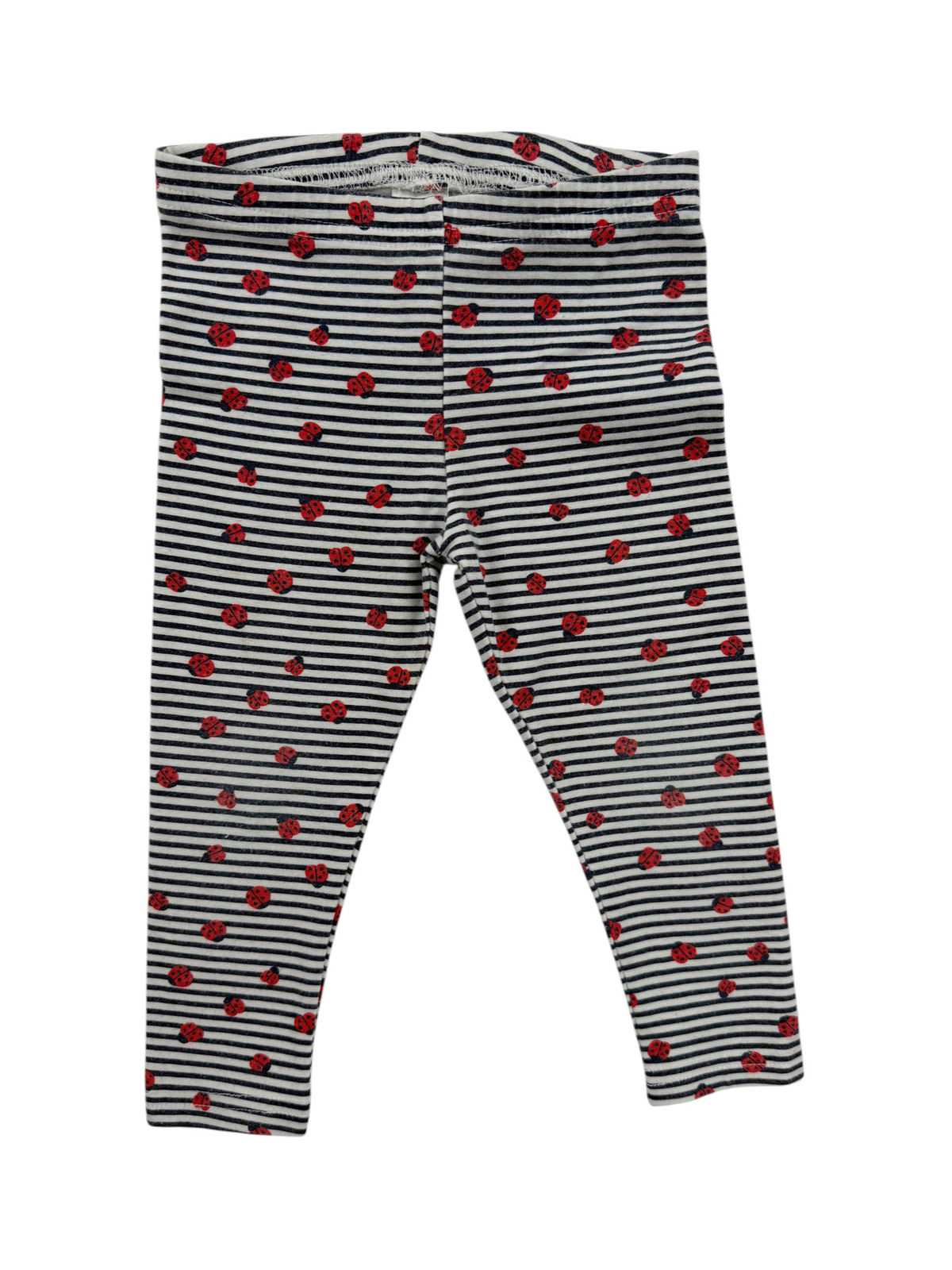 Legging rayé bleu marine et blanc à motifs coccinelles – Carter's – 24 mois