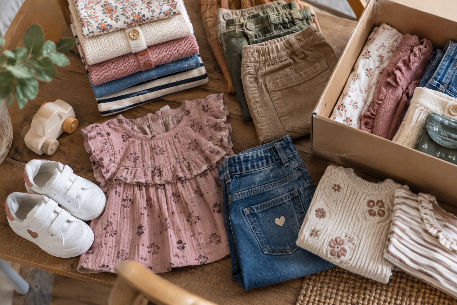 Combien de vêtements faut-il vraiment pour habiller un enfant ?