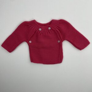 Gilet Naissance / 1 mois - P'tit bisou