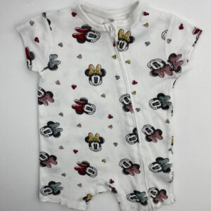 Combinaison courte Minnie Disney - Primark - 0/3 mois (62cm)