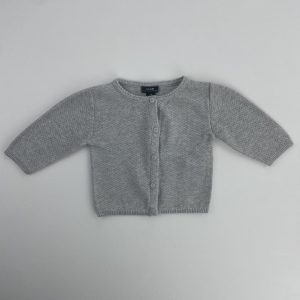 Gilet gris bébé fille – Kiabi – 1 mois (52-55 cm)