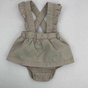 Ensemble jupe à bretelles réglables + bloomer- Kiabi -1 mois