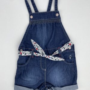 Salopette short en jean – Obaïbi – 23 mois (86 cm)