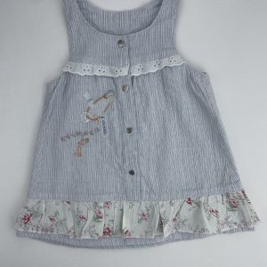 Robe en coton et en lin - 3 mois (60 cm)