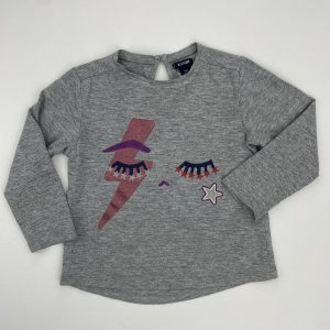 Tee-shirt manches longues – Kiabi – 18 mois (77/82 cm)