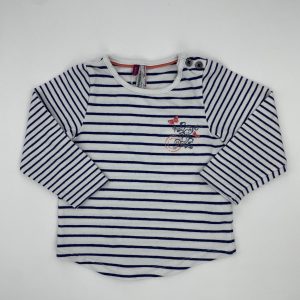Tee-shirt manches longues rayé – Orchestra – 9 mois (71 cm)