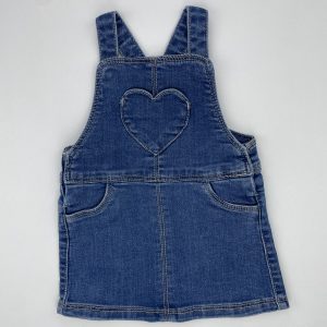 Robe salopette en jean – Tape à l’œil – 6 mois (68 cm)