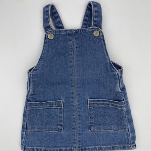 Robe salopette en jean – Tape à l’œil – 6 mois (68 cm)