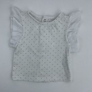Haut à pois dorés - Kiabi - 1 mois (52/55 cm)