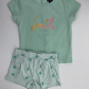 Ensemble tee-shirt et short – Kiabi – 12 mois (73/76 cm)
