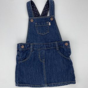 Robe salopette en jean – Kiabi – 9 mois (71 cm)