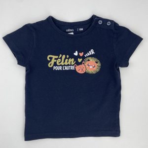 Tee-shirt manches courtes – Gémo – 18 mois