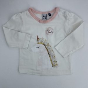 Tee-shirt manches longues - 3 pommes - 3/6 mois (68 cm)
