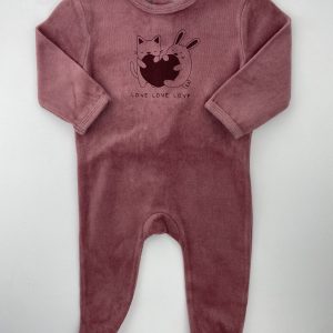 Pyjama velours - Kiabi - 9 mois (74 cm)