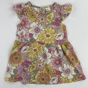 Robe fleurie - H&M - 74 cm (12 mois)