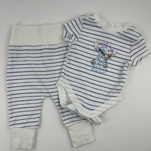 Ensemble Body et pantalon Stitch - Primark - 0/3 mois (62 cm)