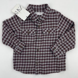 Chemise à carreaux neuve - Zara - 18/24 mois (92 cm)