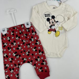 Ensemble Body + sarouel Mickey neuf - Disney - 6 mois