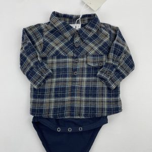 Chemise avec body intégré neuve - Name it - 1/2 mois (56 cm)