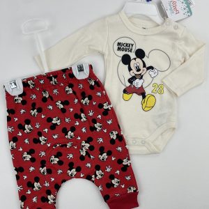 Ensemble Body + sarouel Mickey neuf - Disney - 3 mois