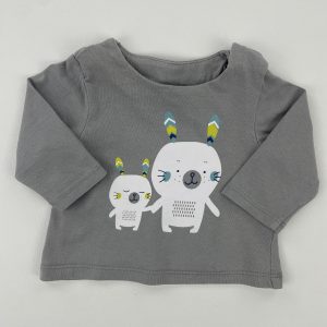 Tee-shirt manches longues - Vertbaudet - 1 mois (54 cm)