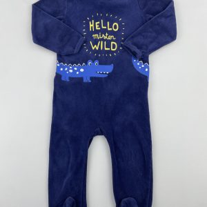 Pyjama velours motif crocodile - Auchan - 3 ans (98 cm)