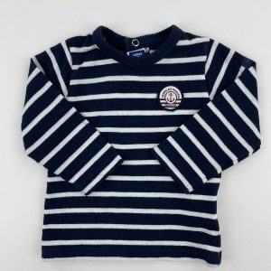 Tee-shirt marinière manches longues – Terre de Marins – 6 mois (67 cm)