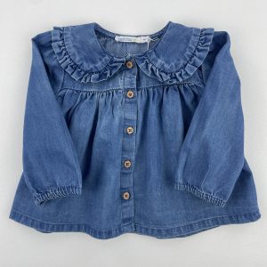 Blouse en jean léger – Bout’chou – 6 mois (67 cm)