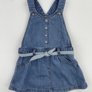 Robe salopette en jean – Obaïbi – 23 mois (86 cm)