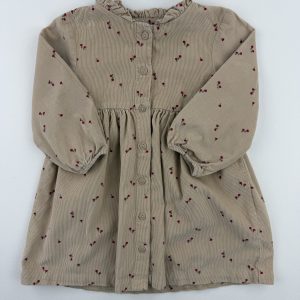 Robe en velours à motifs tulipes – Kiabi – 18 mois (77/82 cm)
