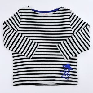 Tee-shirt manches longues rayé motif pirate – DPAM – 4 ans (104 cm)